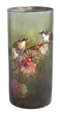 A Rosenthal Porcelain Vase Height 9 1/2 inches.