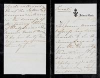 VICTORIA, Queen of England. Autographed letter written in the third person ("The Queen", four times), Balmoral Castle, 11 June 1879.