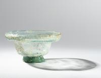 A Roman Green Glass Patella