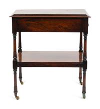 A Regency Rosewood Adjustable Reading Table — 19TH CENTURY