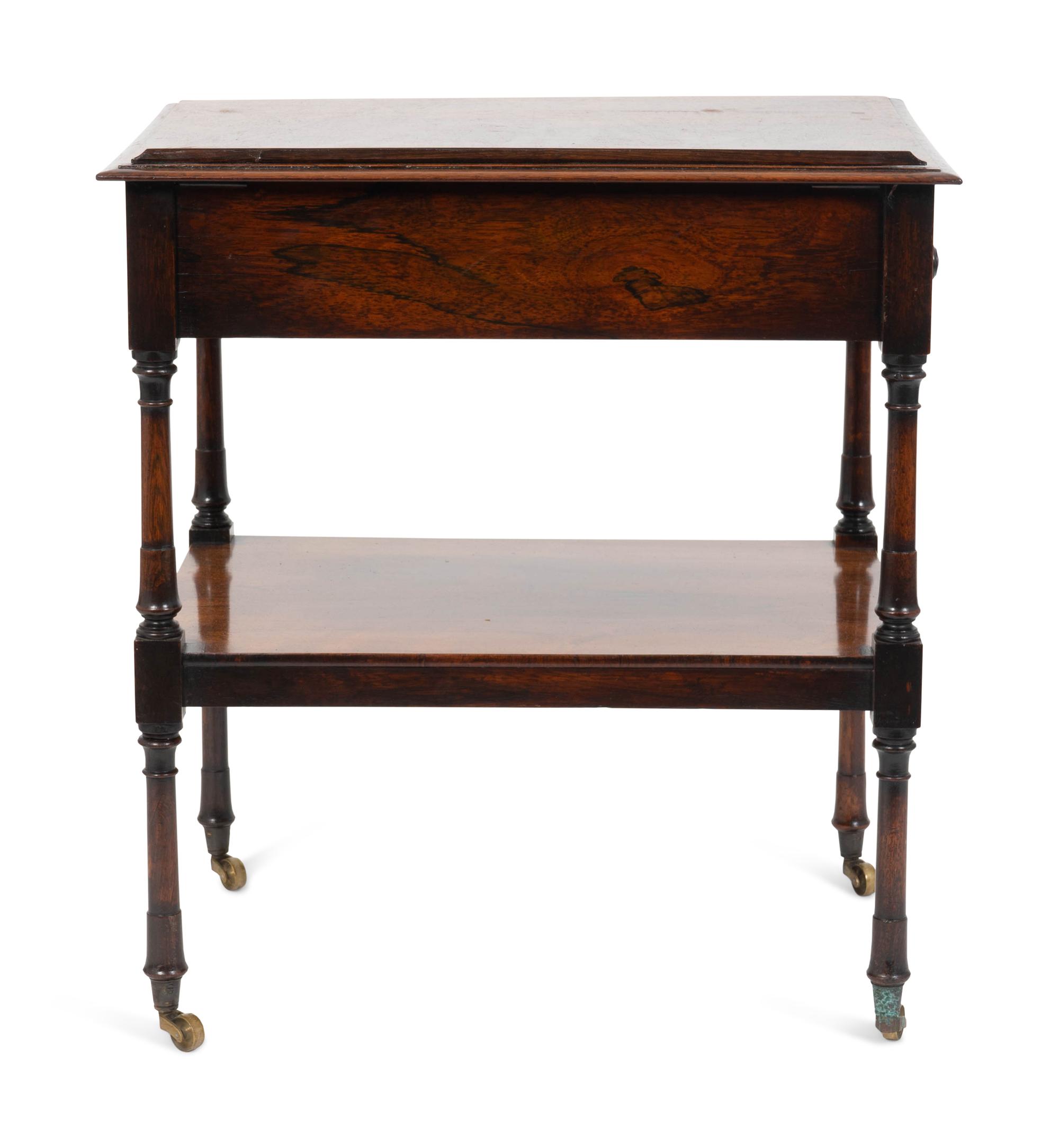 A Regency Rosewood Adjustable Reading Table — 19TH CENTURY