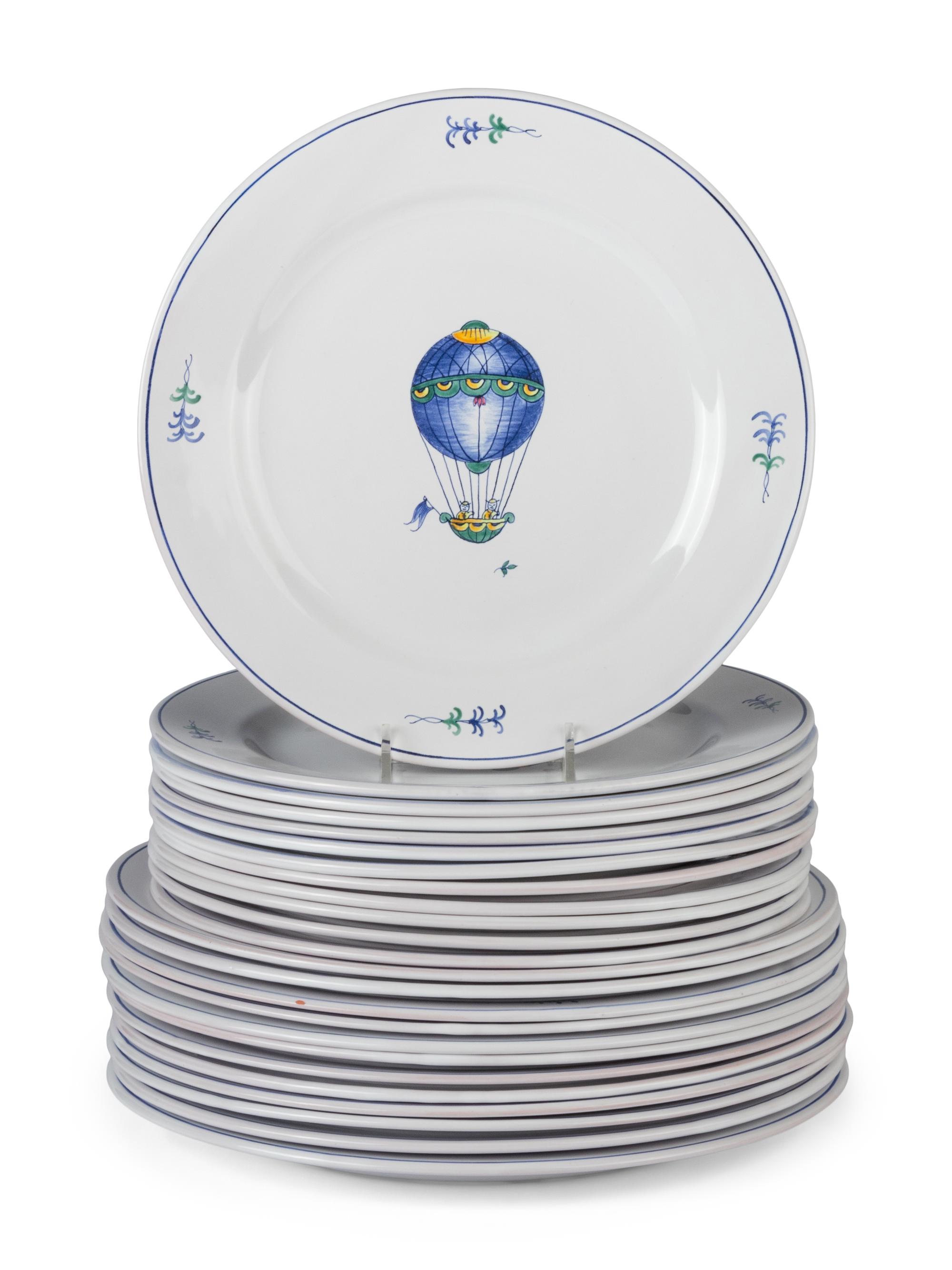A French Faience Dinner Service