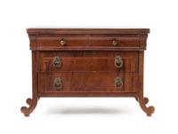 An Italian Walnut Diminutive Chest