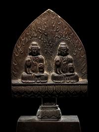 A Chinese Bronze Votive Figure of Buddha