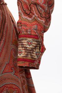 Paisley Shawl House Dress with Watteau Pleat, c.1890