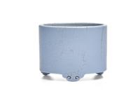 A Chinese Clair de Lune Porcelain Incense Burner