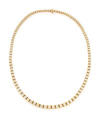 YELLOW GOLD AND DIAMOND RIVIÈRE NECKLACE