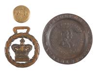 [ROYALTY]. A group of handkerchiefs, ceramics, and other ephemera from Queen VICTORIA, King GEORGE V, and King EDWARD VIII comprising: