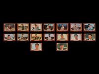 A Group of 58 1955 Bowman Baseball Cards Including Ernie Banks,