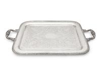 A Group of Silver-Plate Serving Pieces