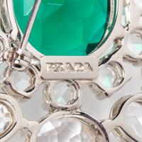 PRADA; NECKLACE, BROOCH, AND BRACELET