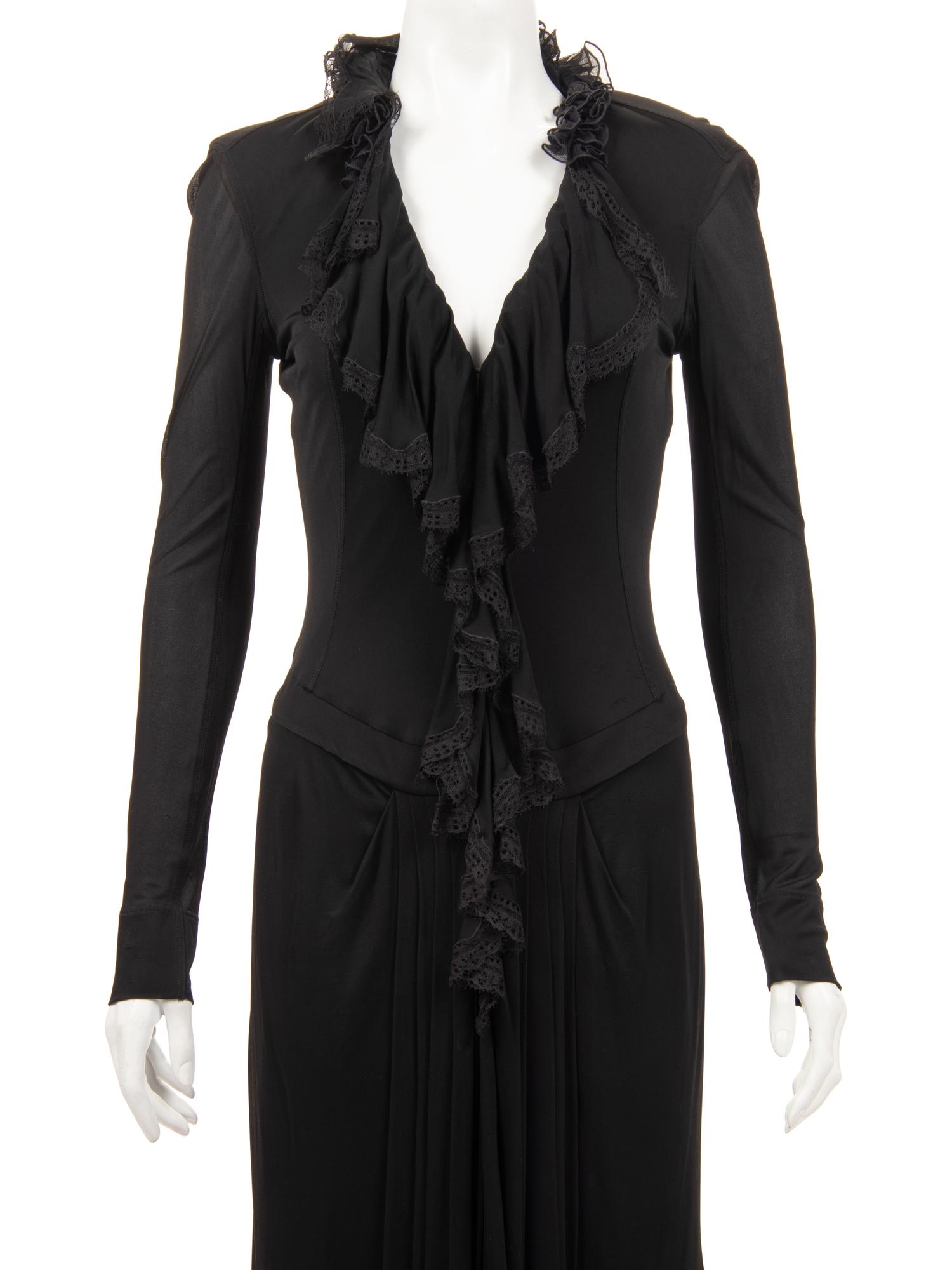 Two Roberto Cavalli Pieces: One Coat and One Dress, 1990-2000s