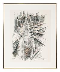 A Pair of Color Lithographs by John Haymson (American, 1902-1980)