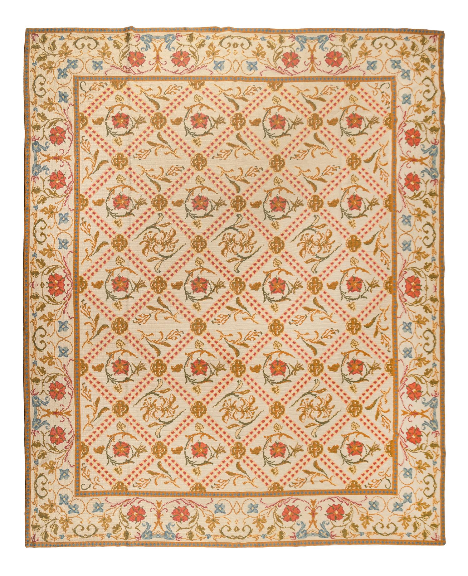 A Portuguese Needlepoint Rug