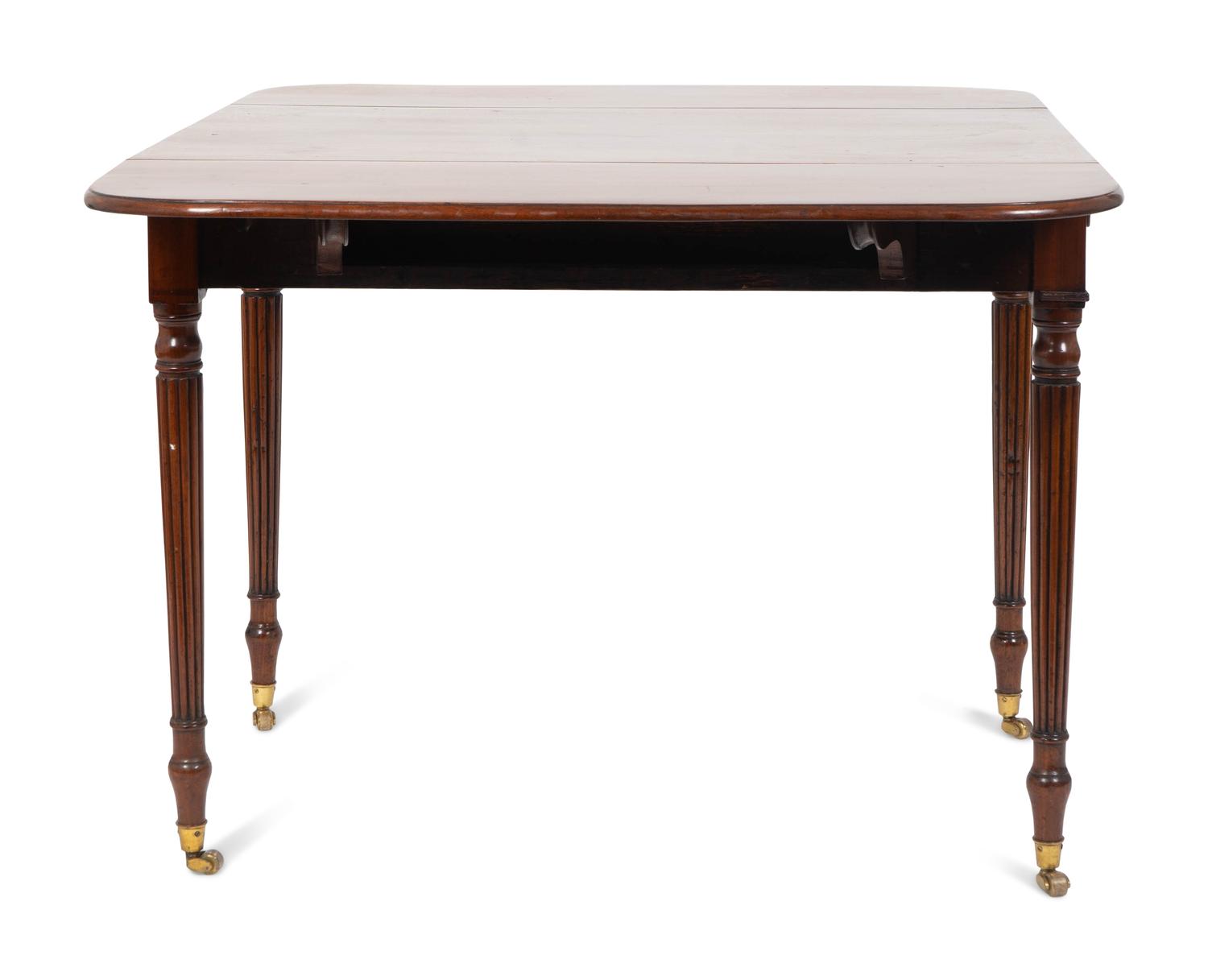 A Regency Mahogany Drop Leaf Table — 19TH CENTURY