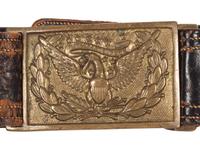 [CIVIL WAR]. Officer's sword belt equipped with Model 1851 belt plate.