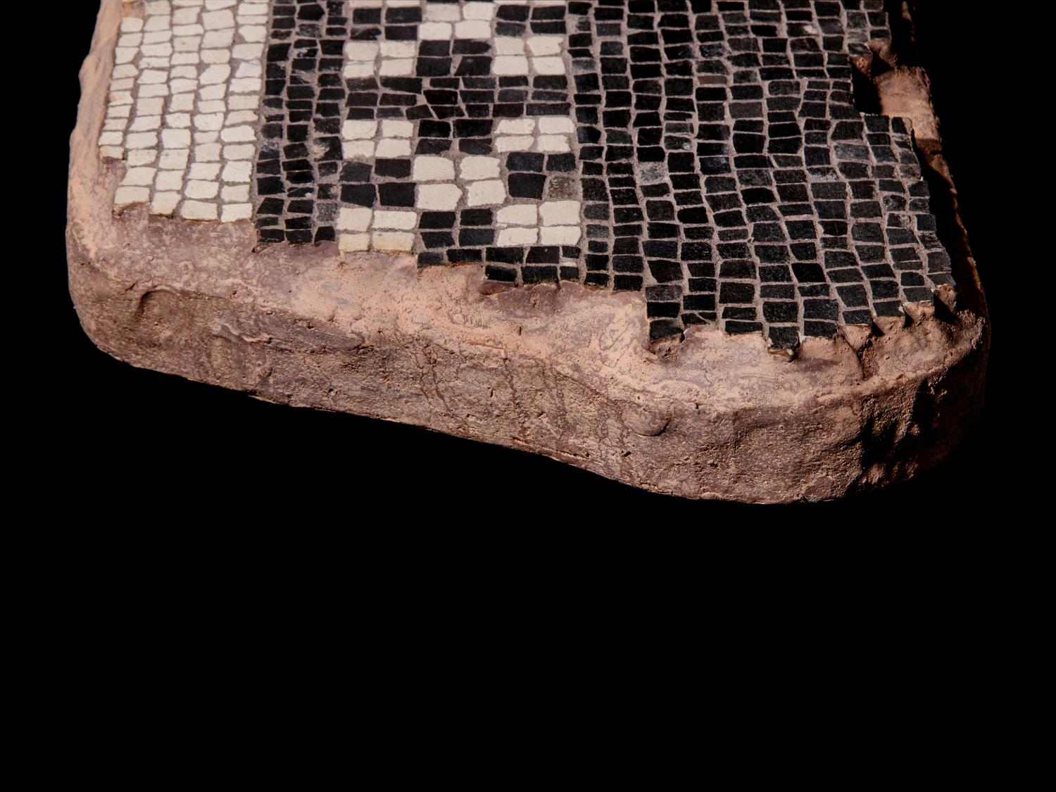 A Roman Mosaic Fragment Panel