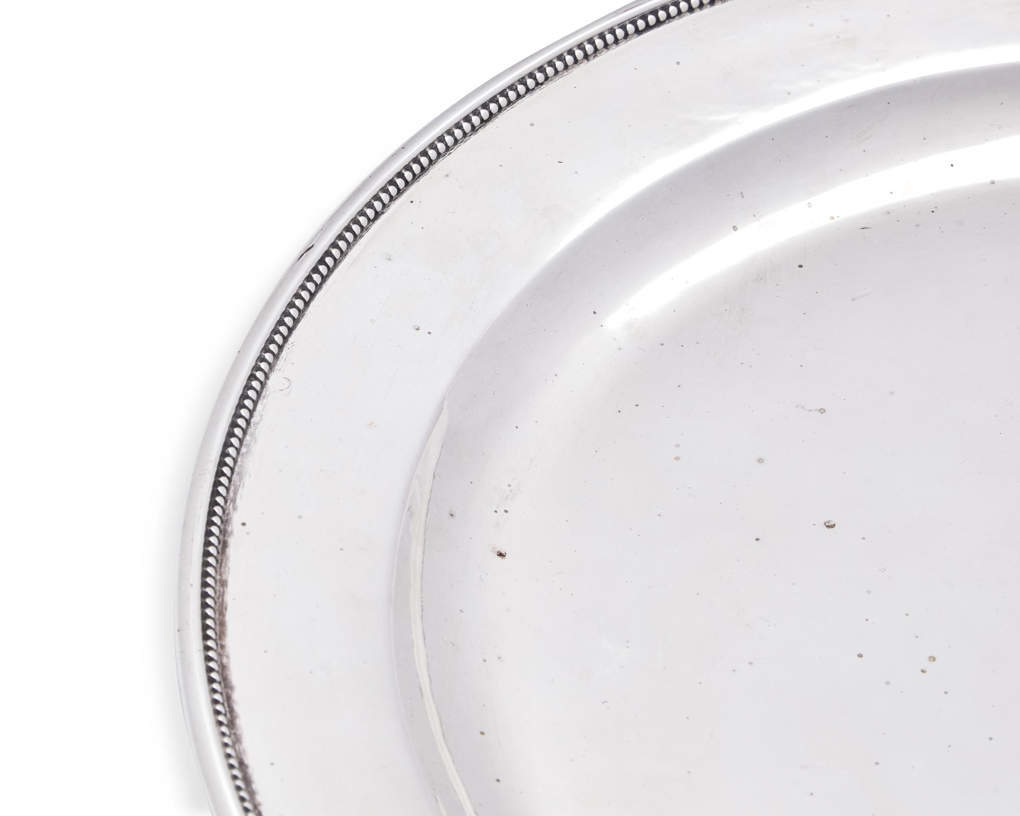 A Georg Jensen Silver Serving Dish