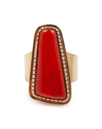 14k Gold and Coral Ring