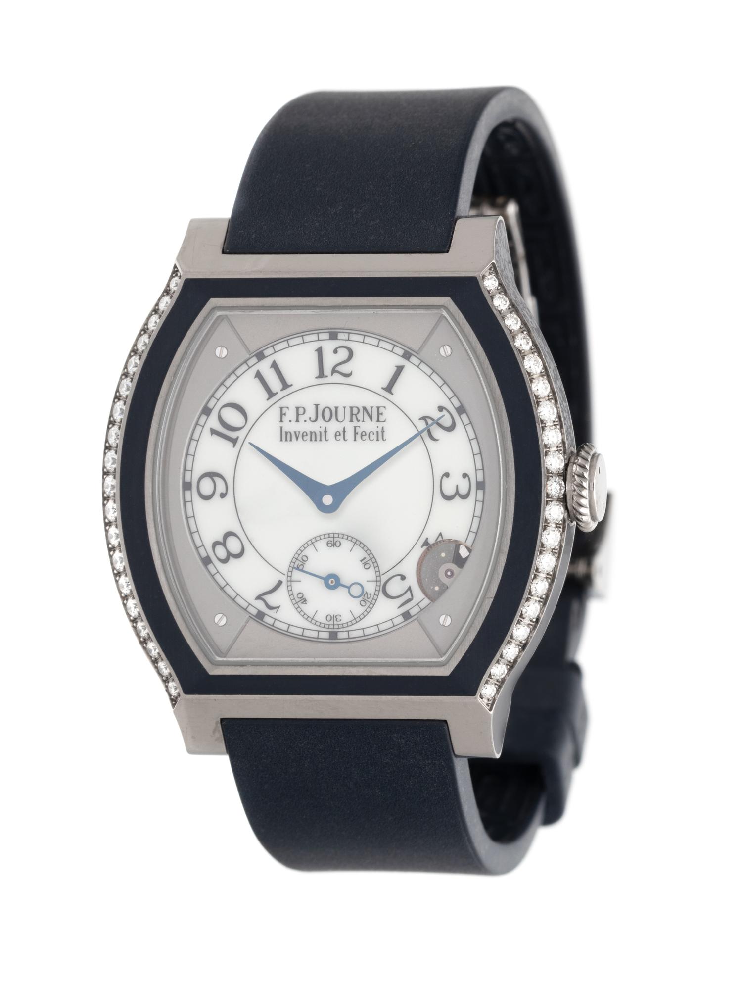F.P. JOURNE, TITANIUM AND DIAMOND 'ÈLÈGANTE' WRISTWATCH