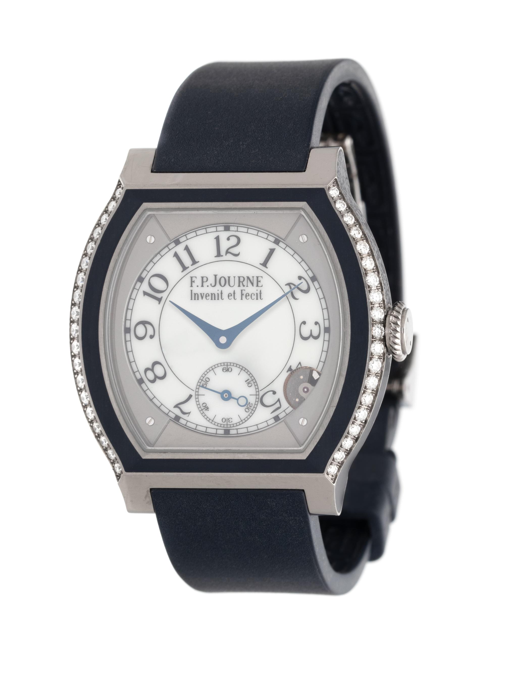 F.P. JOURNE, TITANIUM AND DIAMOND 'ÈLÈGANTE' WRISTWATCH