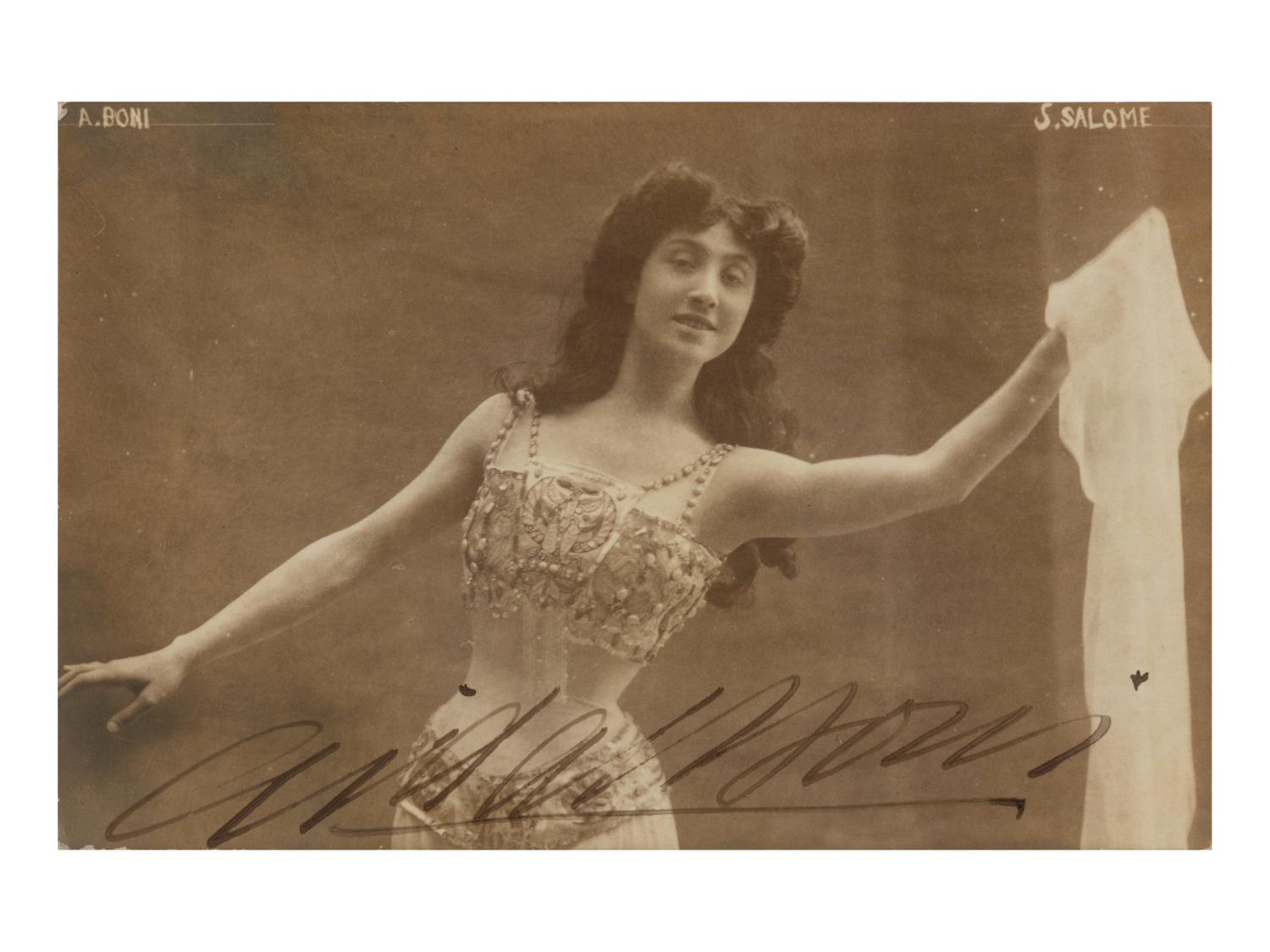 [20TH-CENTURY OPERA SINGERS]. A group of 6 photographs or photographic postcards of opera singers from the 1900s, most signed, comprising images of: