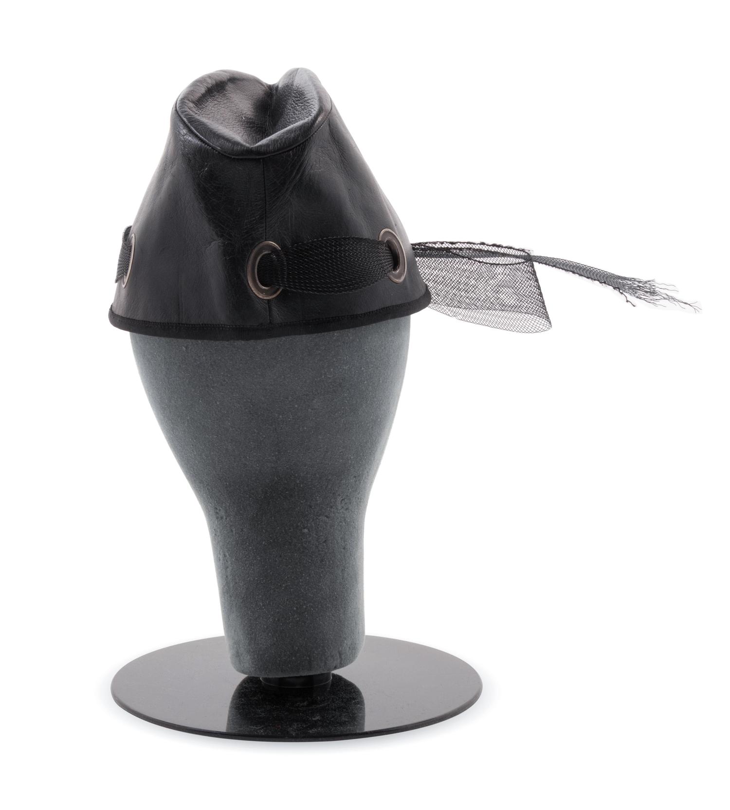 Two Pierre Cardin Hats, One Amy Downs Hat, and One Emanuel Ungaro Headband, 1960-90s