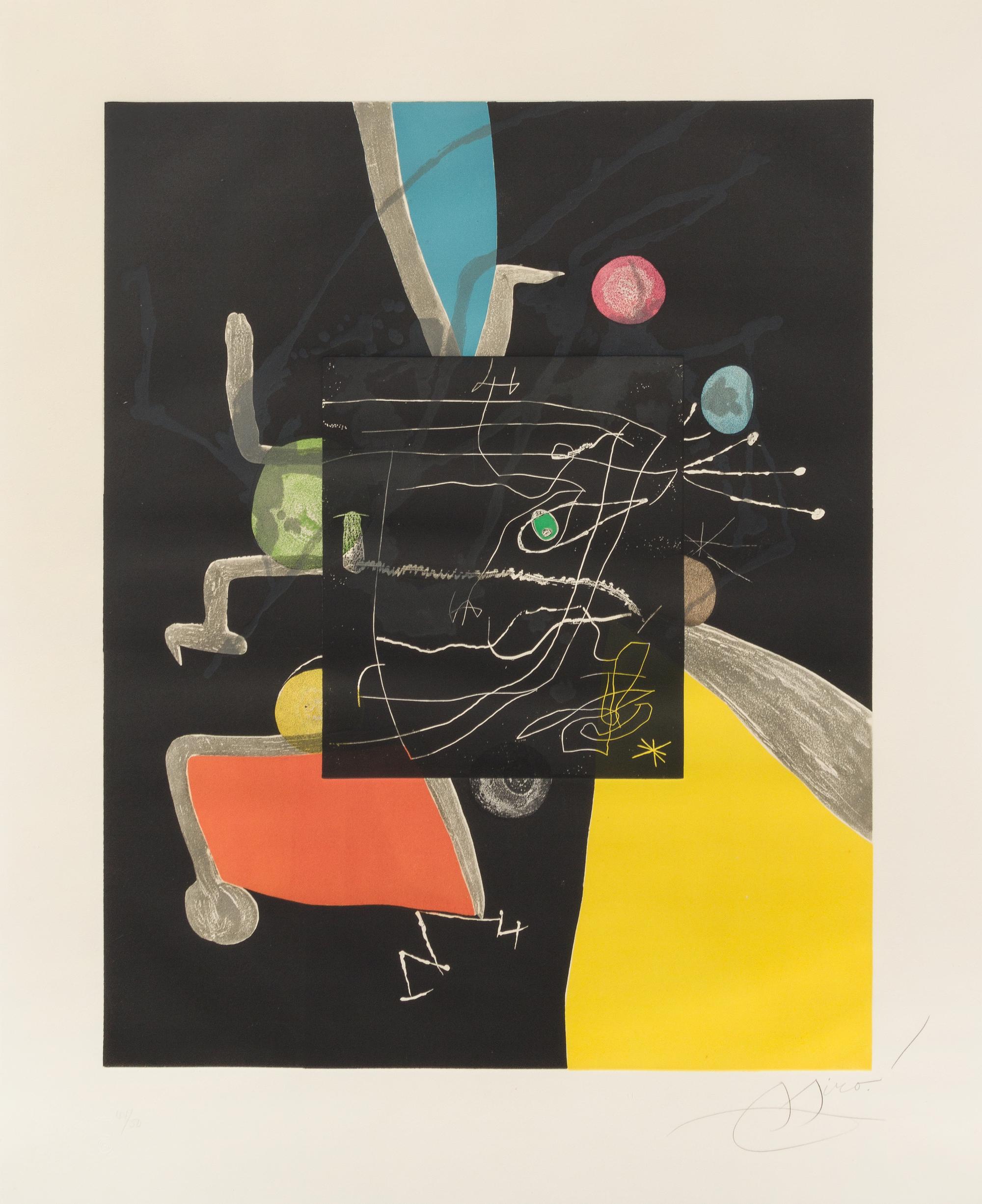 Joan Miro, (Spanish, 1893-1983), Libre Del Sis Sentis, 1981