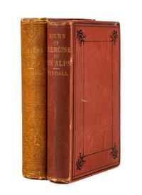 TYNDALL, John (1820-1893). The Glaciers of the Alps. London: John Murray, 1860. 8vo. Engraved frontipiece, 5 engraved plates, numerous
