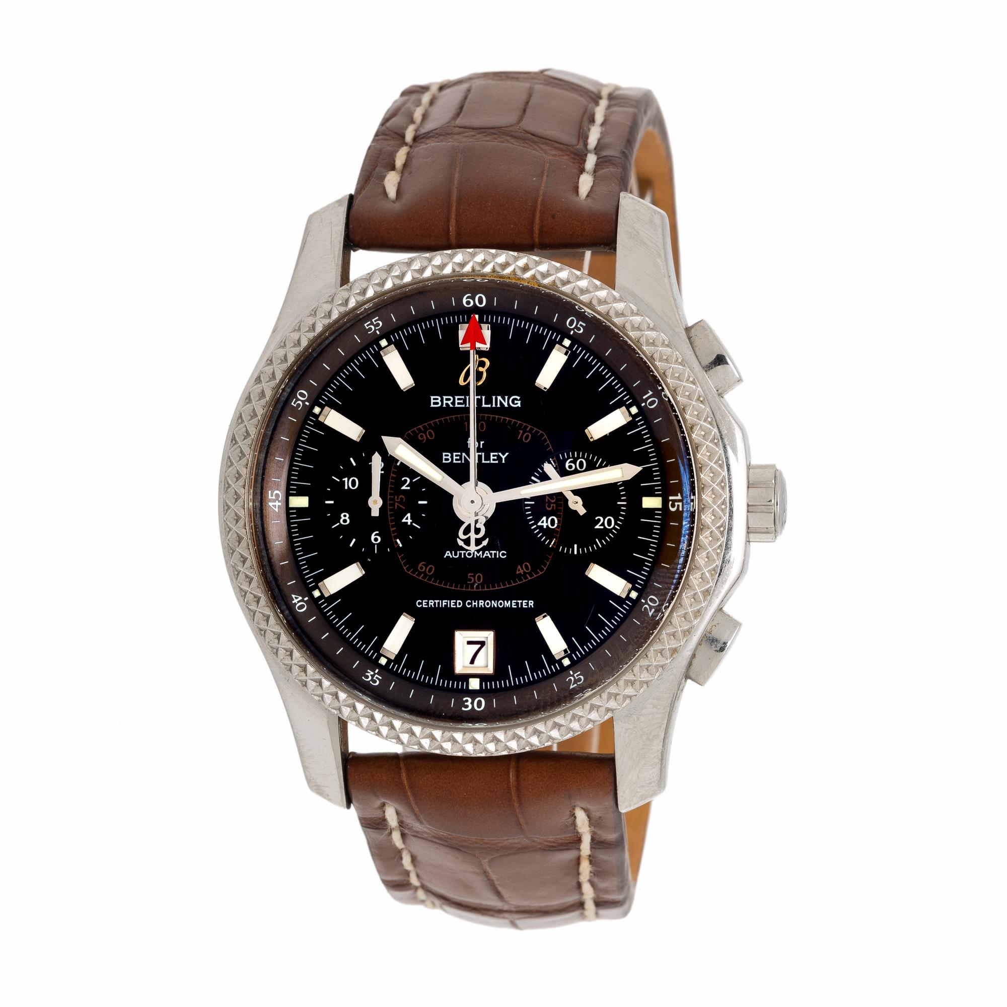 Breitling for Bentley, Ref. P26362, Stainless Steel and Platinum 'Mark VI' Chronograph Date Watch