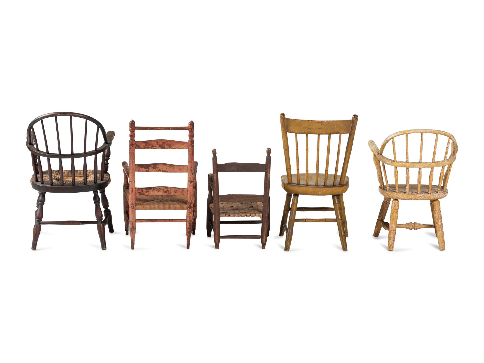 Five Children's Chairs