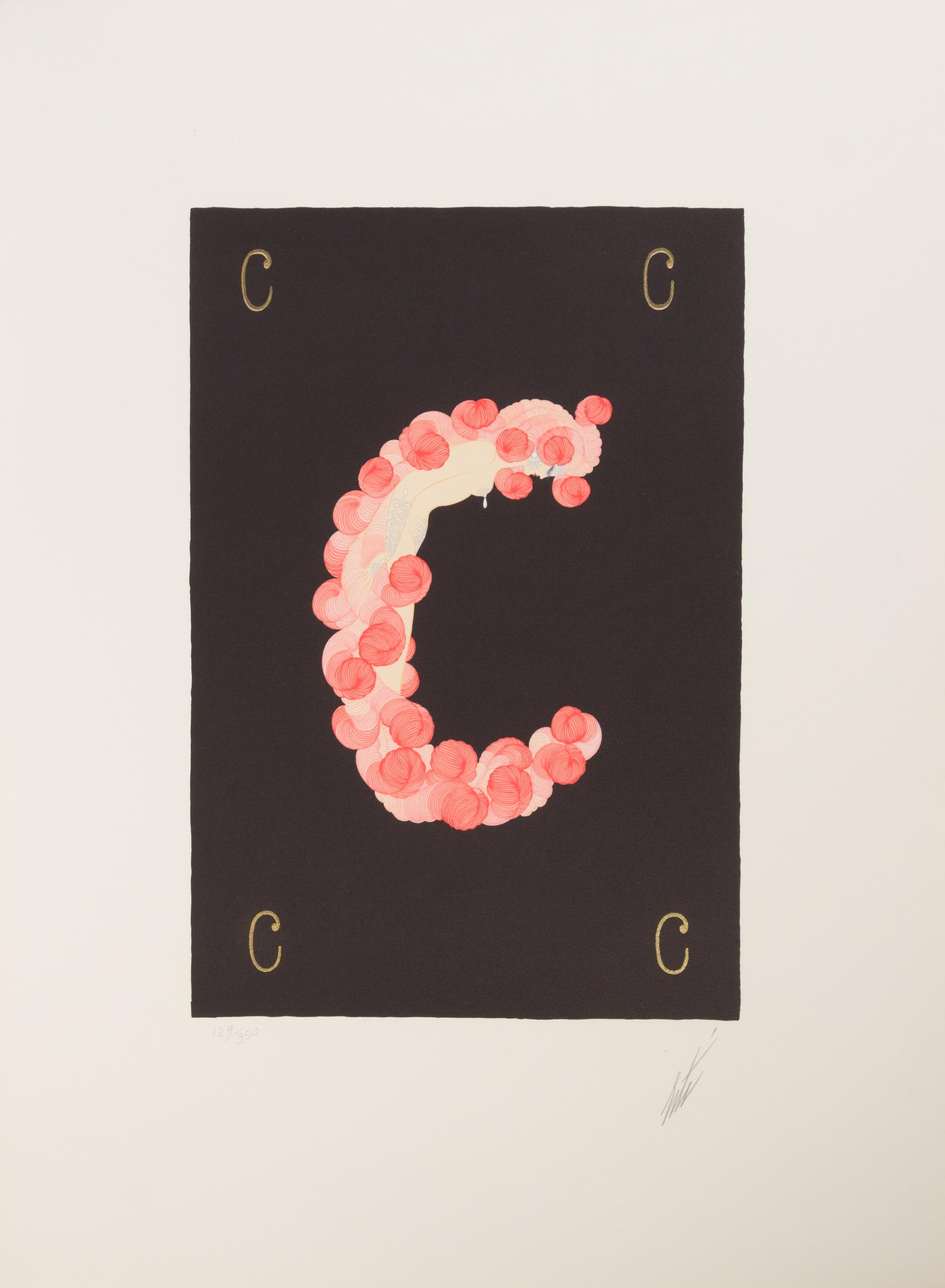 Erte (Romain de Tirtoff), (French, 1892-1990), a complete Alphabet Suite, 1976 comprising 26 individual letters and one title page, 27