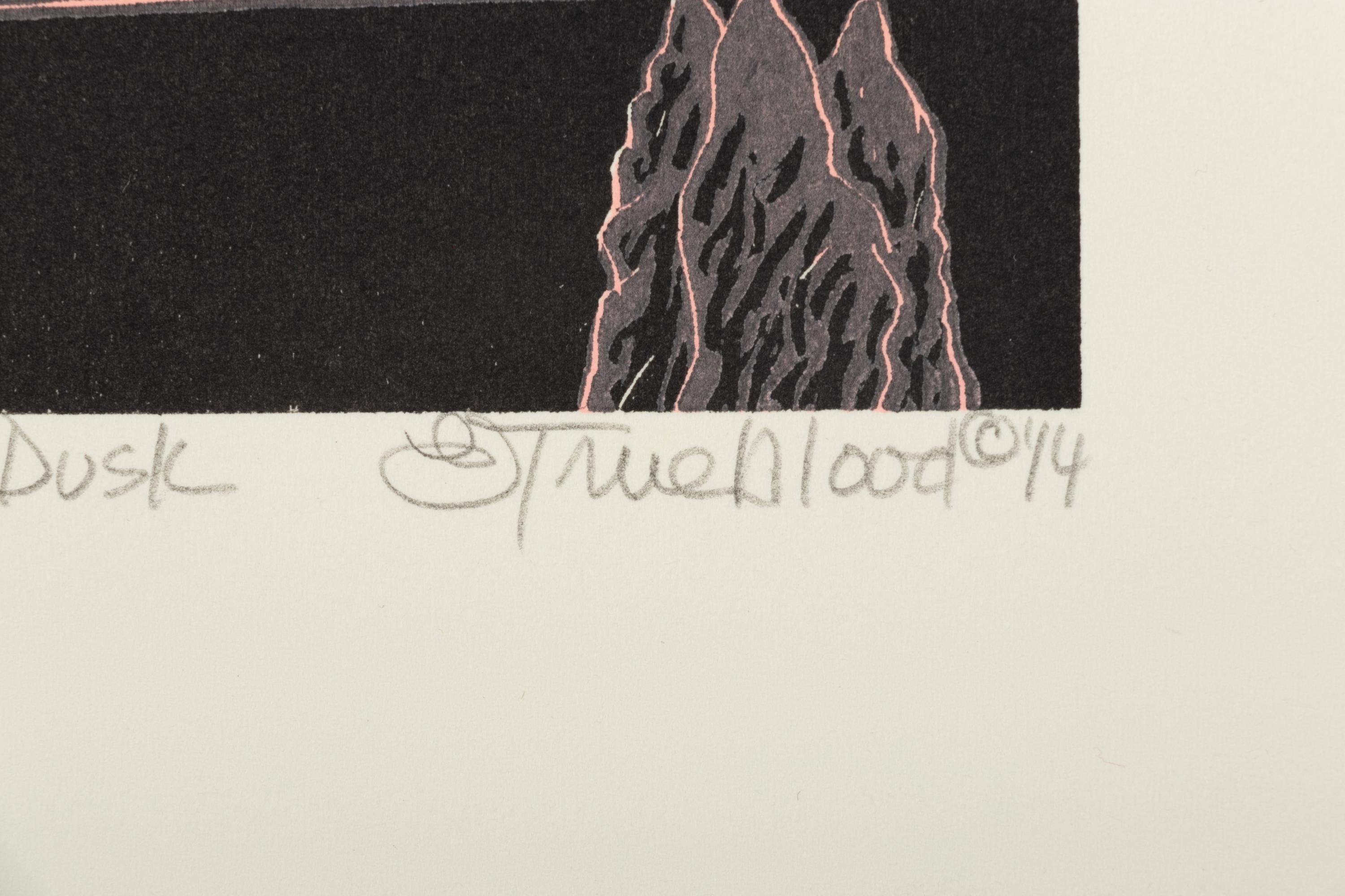 Collection of eight prints from the Print Club of Albany