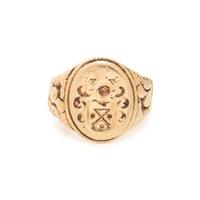 YELLOW GOLD SIGNET RING