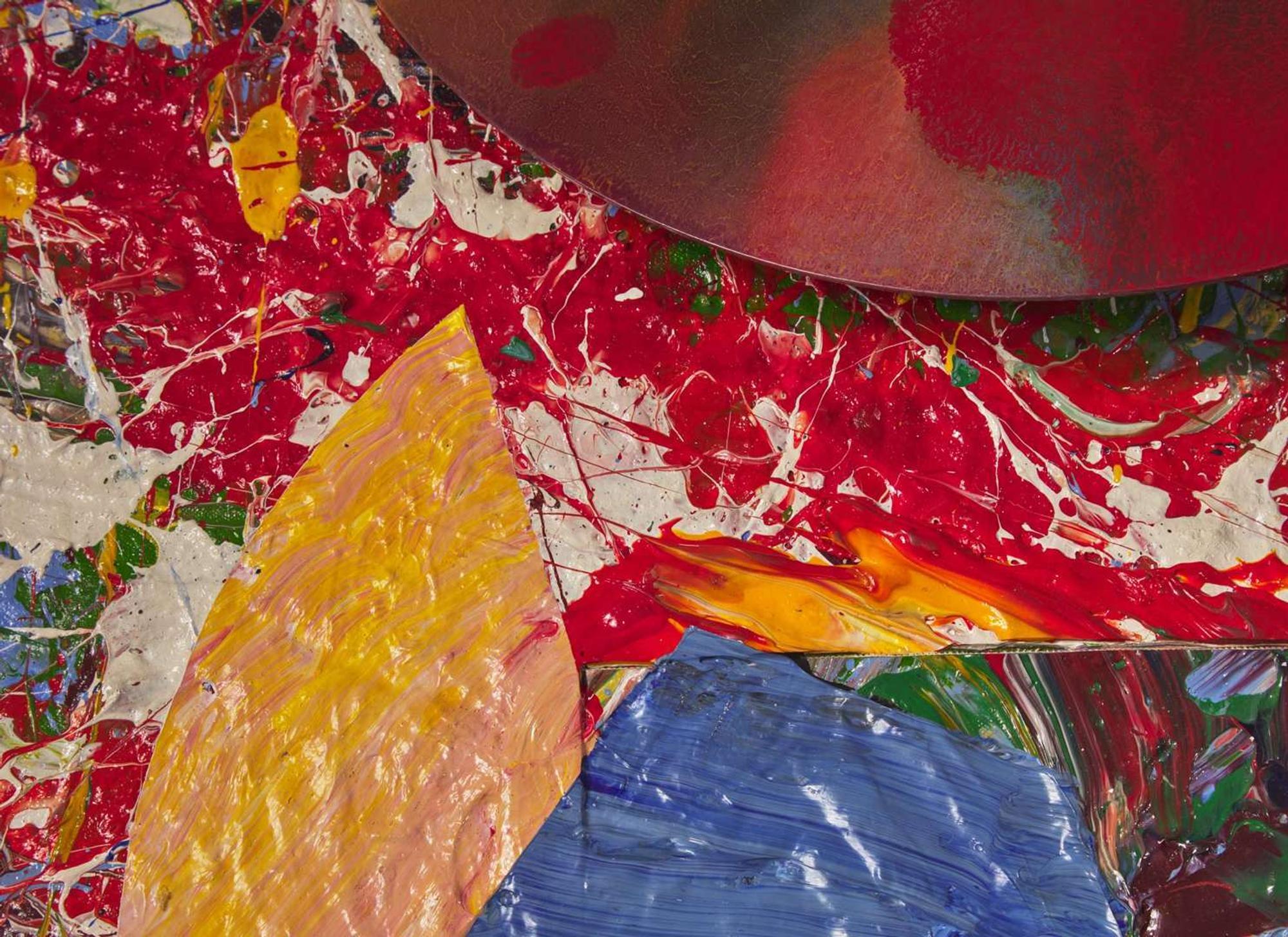 Sam Gilliam (American, 1933-2022) - Circle / Triangular Place I