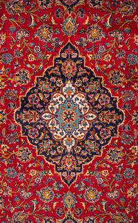 A Kashan Wool Rug