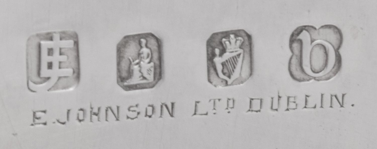 An Irish Silver Serving Tray