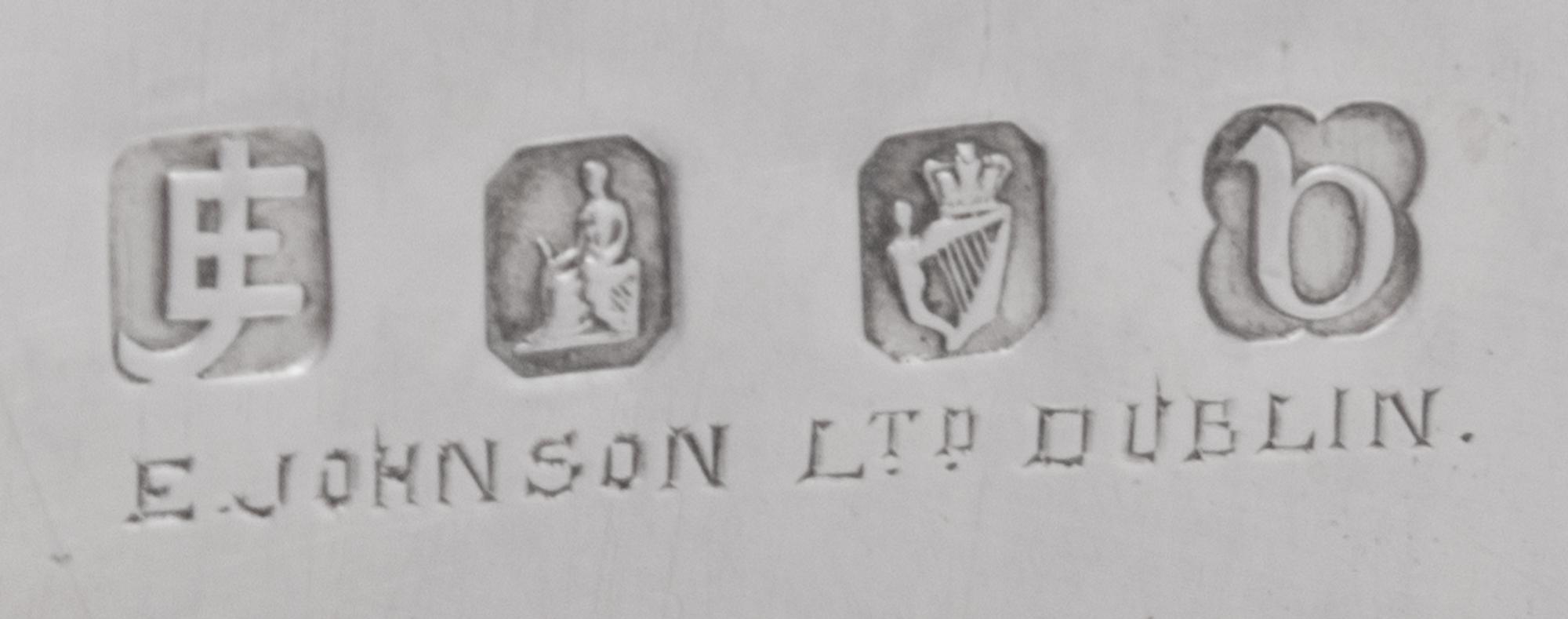An Irish Silver Serving Tray