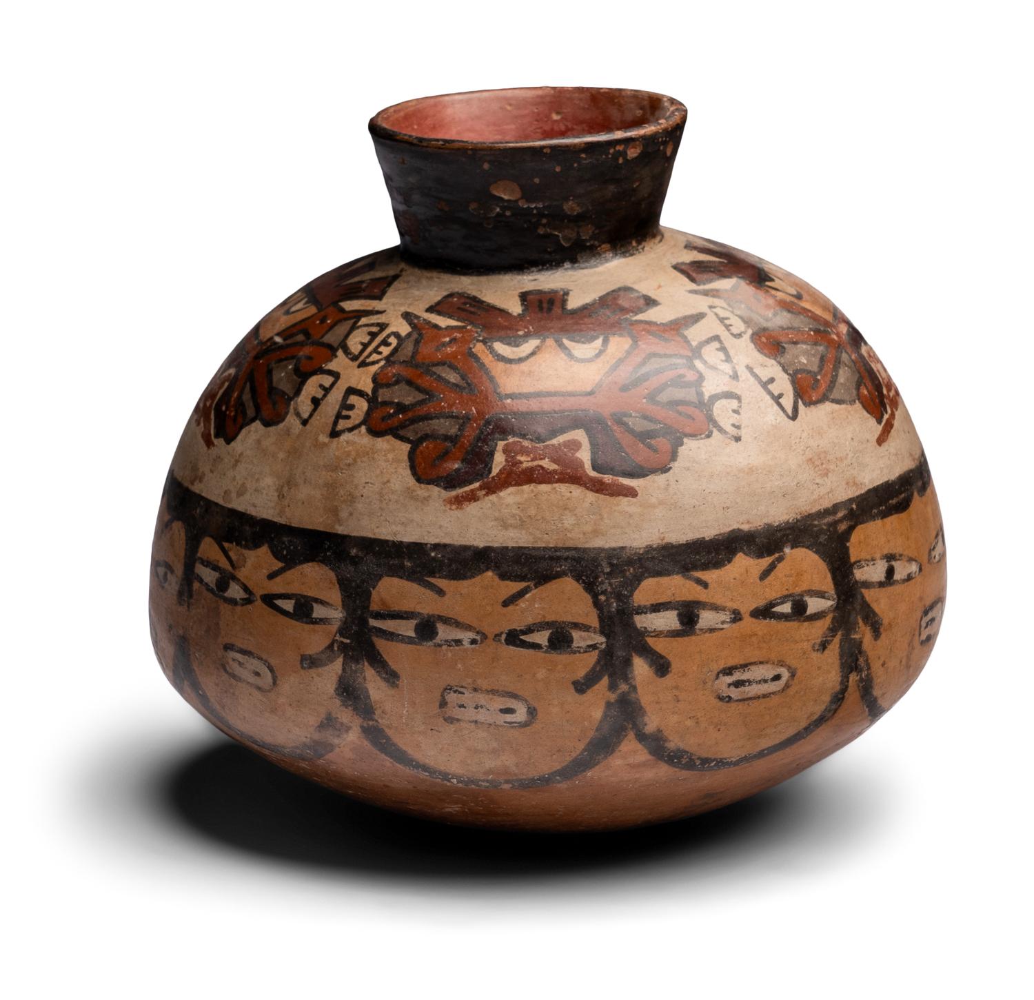 A Nazca Polychrome Vessel