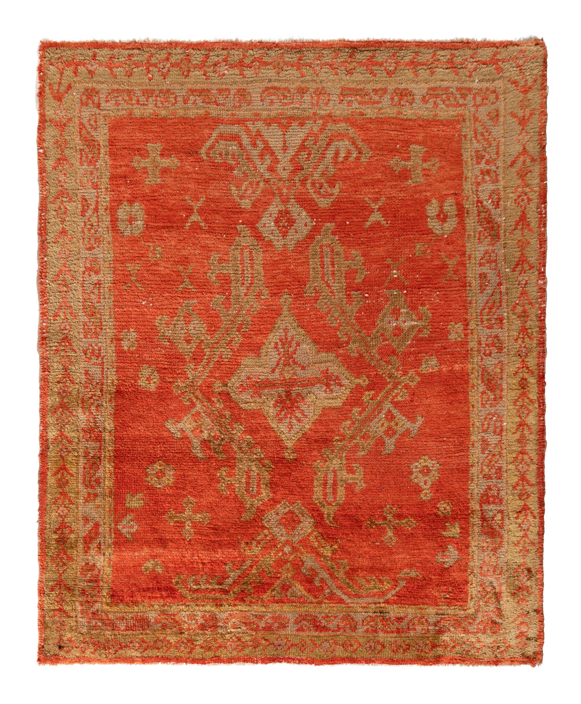 An Oushak Wool Rug