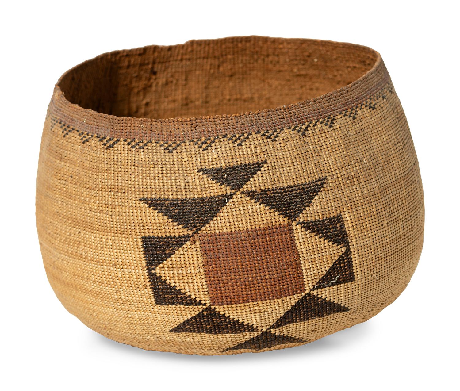 Northern California Polychrome Basket