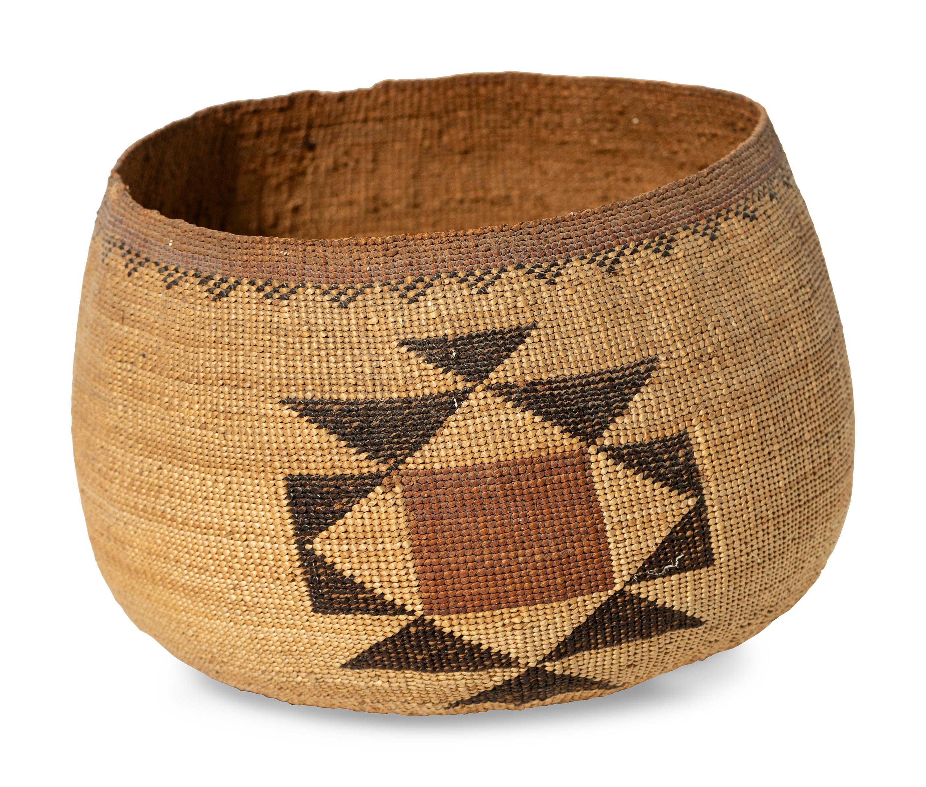 Northern California Polychrome Basket
