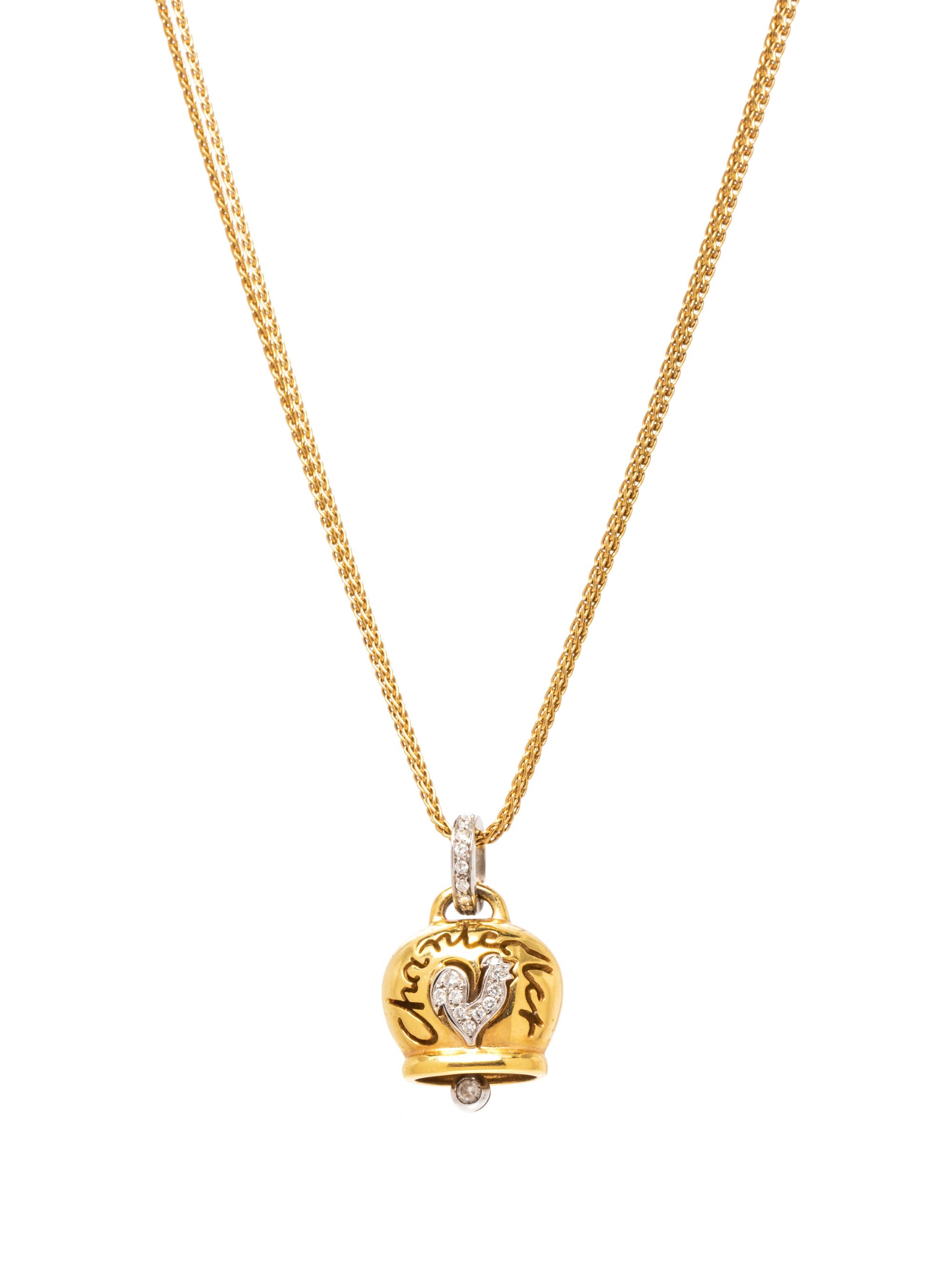 An 18 Karat Bicolor Gold Pendant/Necklace, Chantecler,