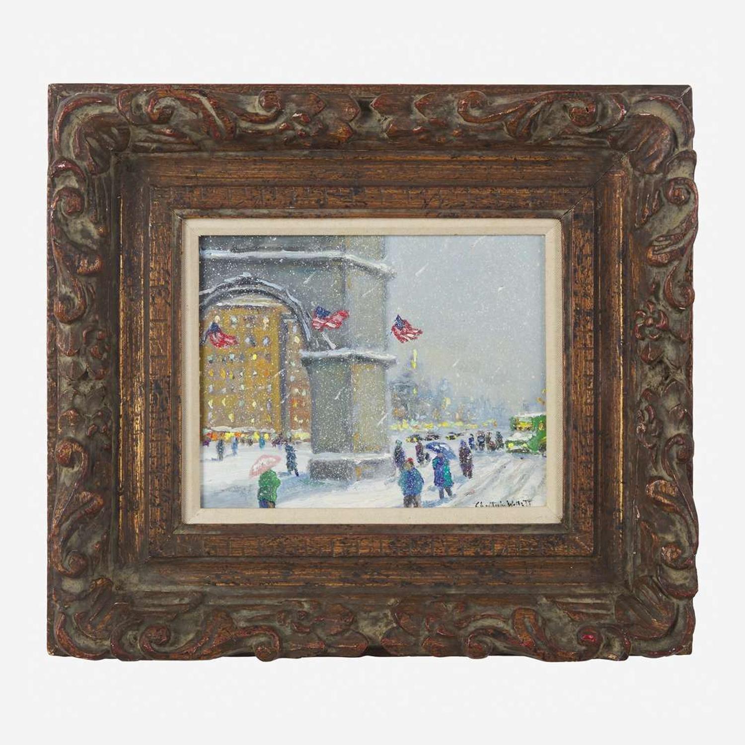 Christopher Willett (American, B. 1959) Washington Square