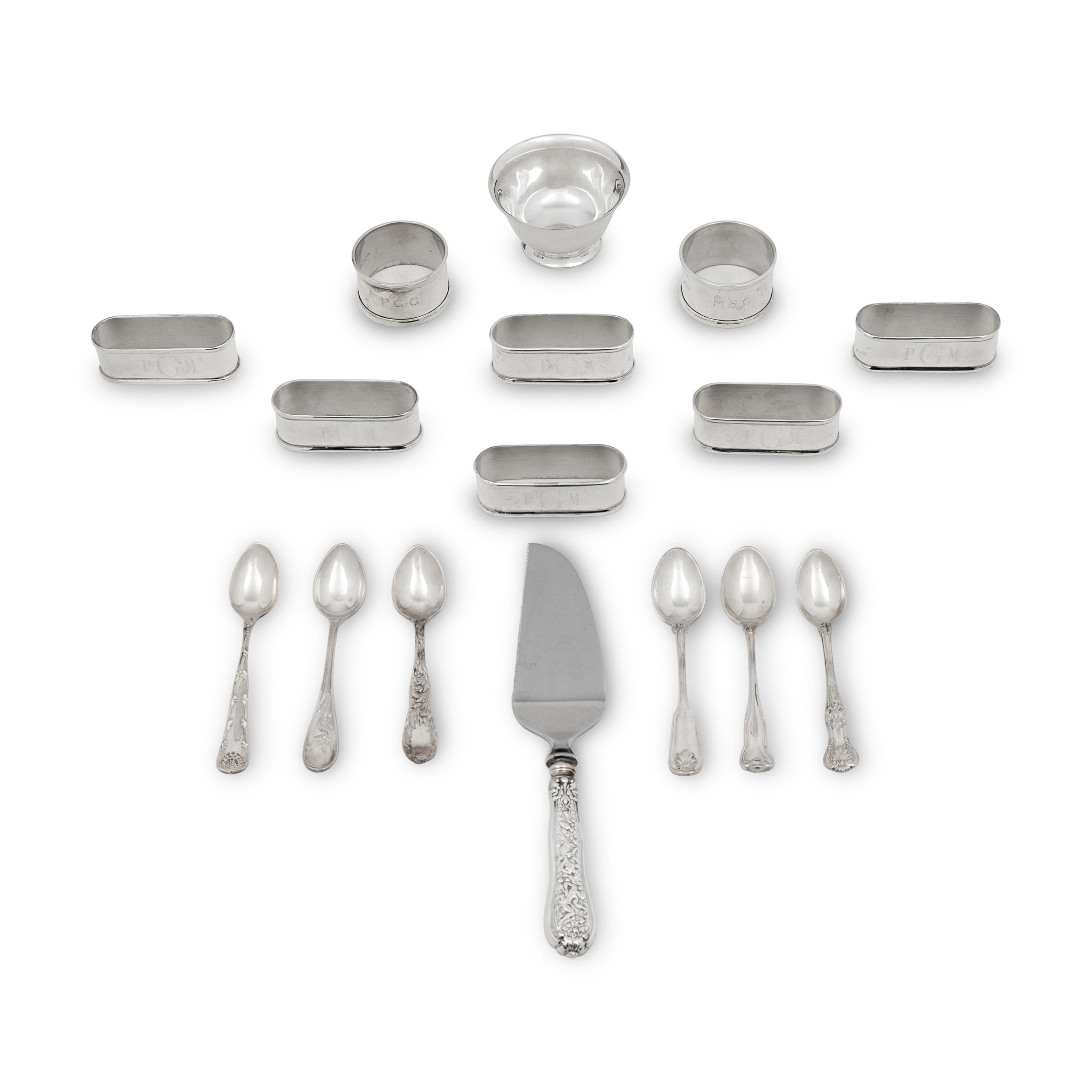 A Group of Tiffany and Co. Silver Articles