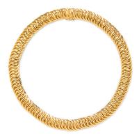 A Collection of 14 Karat Gold Necklaces, 51.60 dwts.