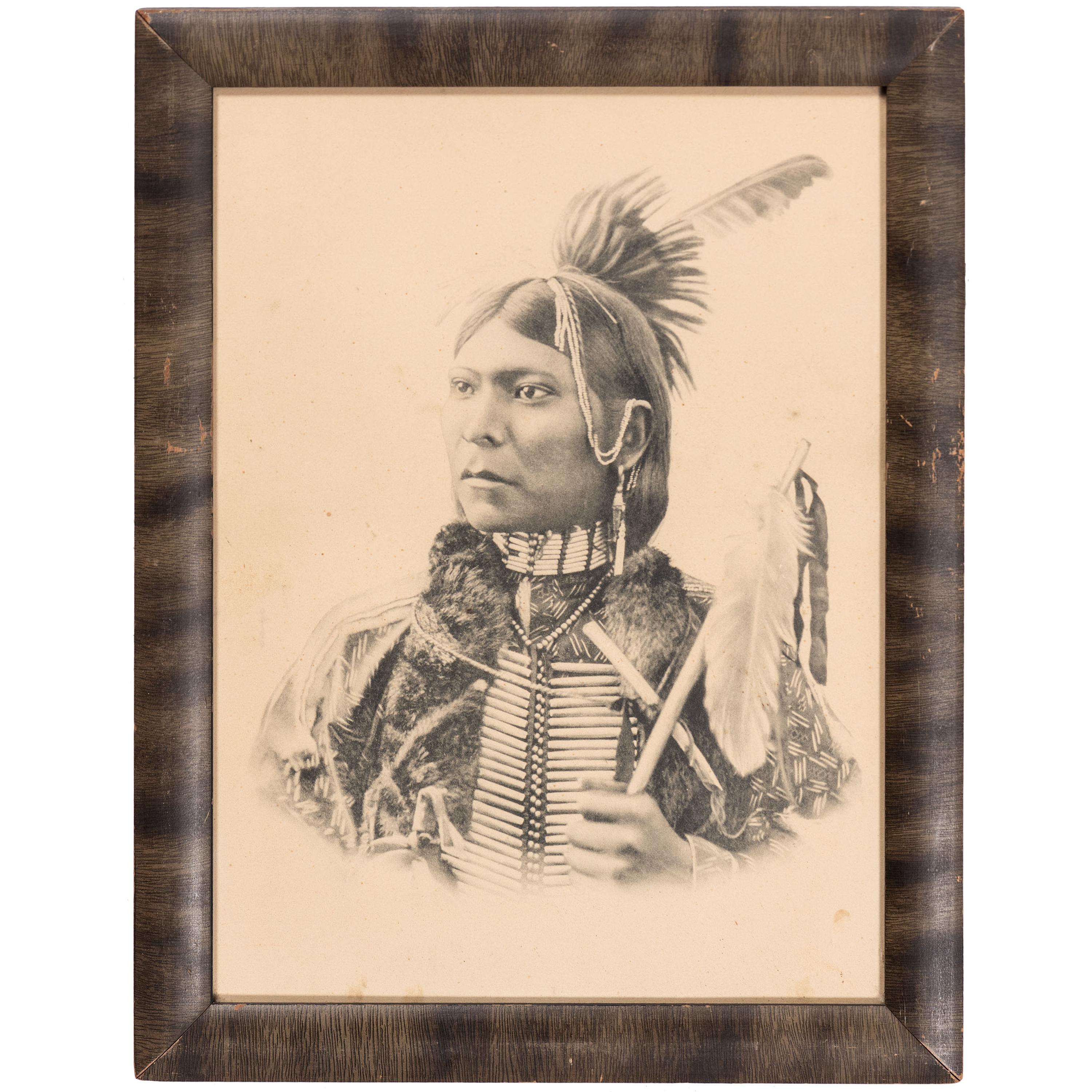 [NATIVE AMERICANS]. A group of 21 prints and photographs of Native American subjects, incl. examples by L.A. Huffman and Detroit Photographic Co.