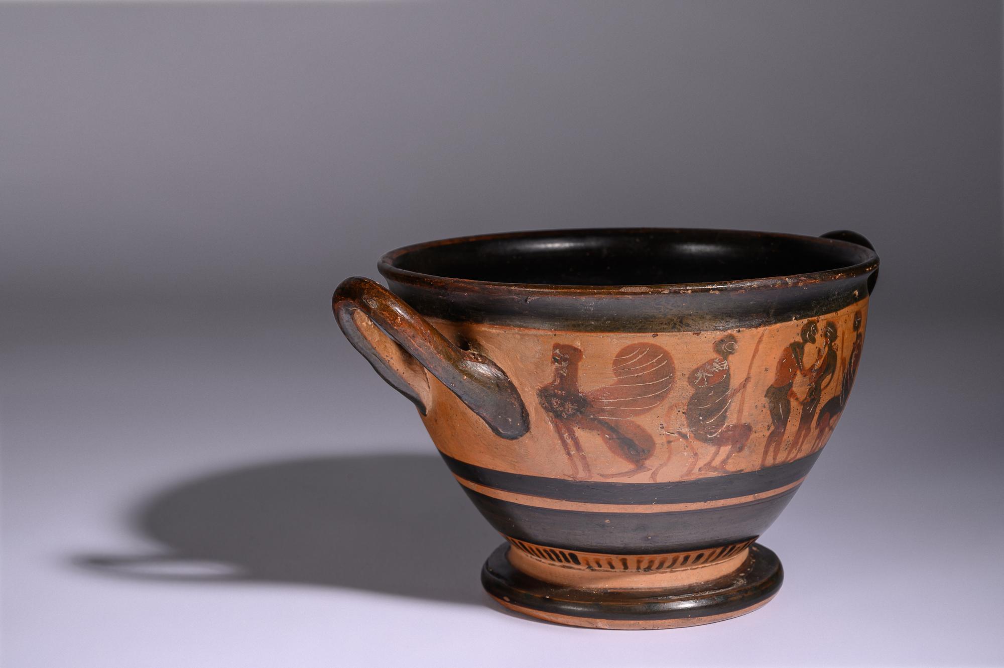 An Attic Black-Figured Skyphos