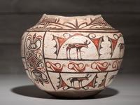 Zuni Pottery Olla, with Ladle Wear
