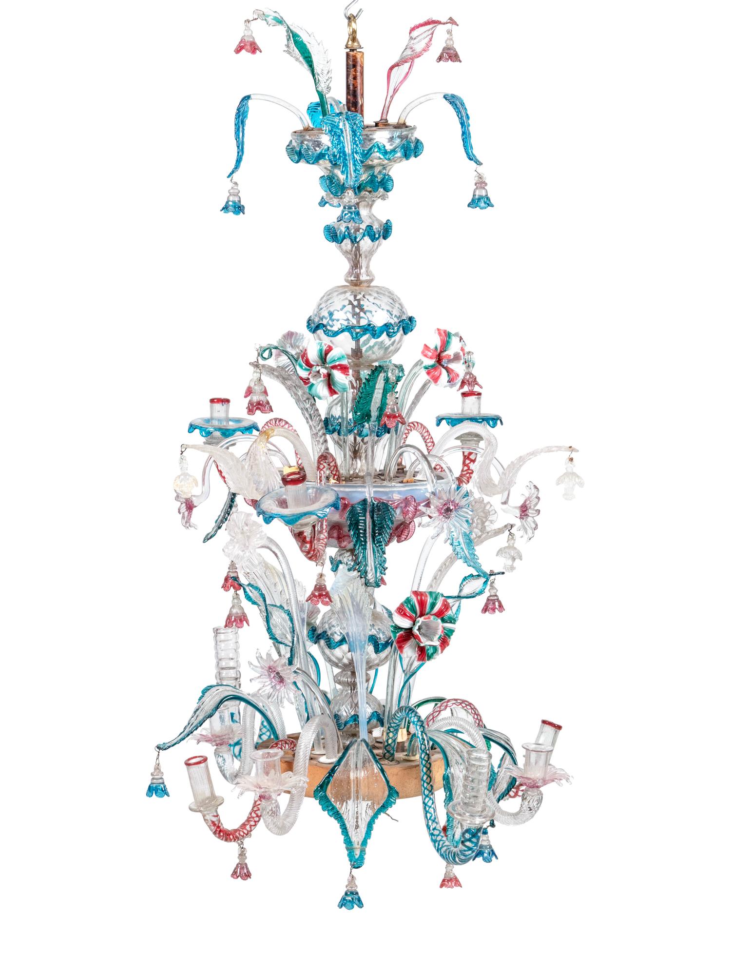 A Murano Glass Chandelier